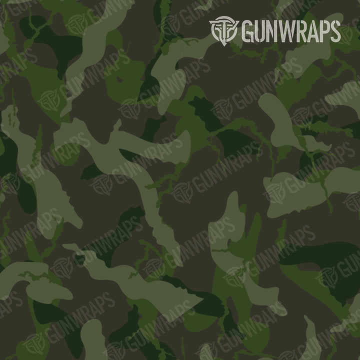 AK 47 Mag Ragged Army Dark Green Camo Gun Skin Vinyl Wrap