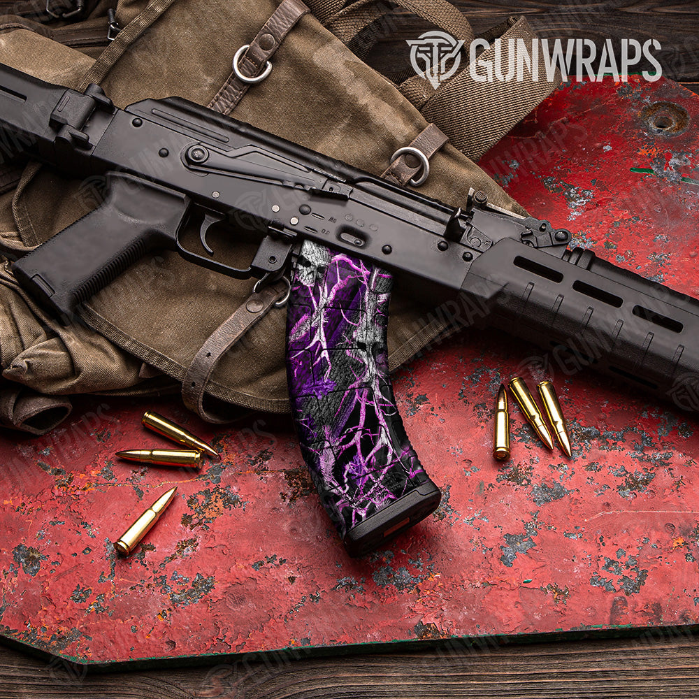 AK 47 Mag Nature Pink Voodoo Camo Gun Skin Vinyl Wrap Supply