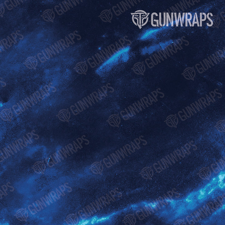 AK 47 Mag Stone Blue Ice Marble Gun Skin Vinyl Wrap Online