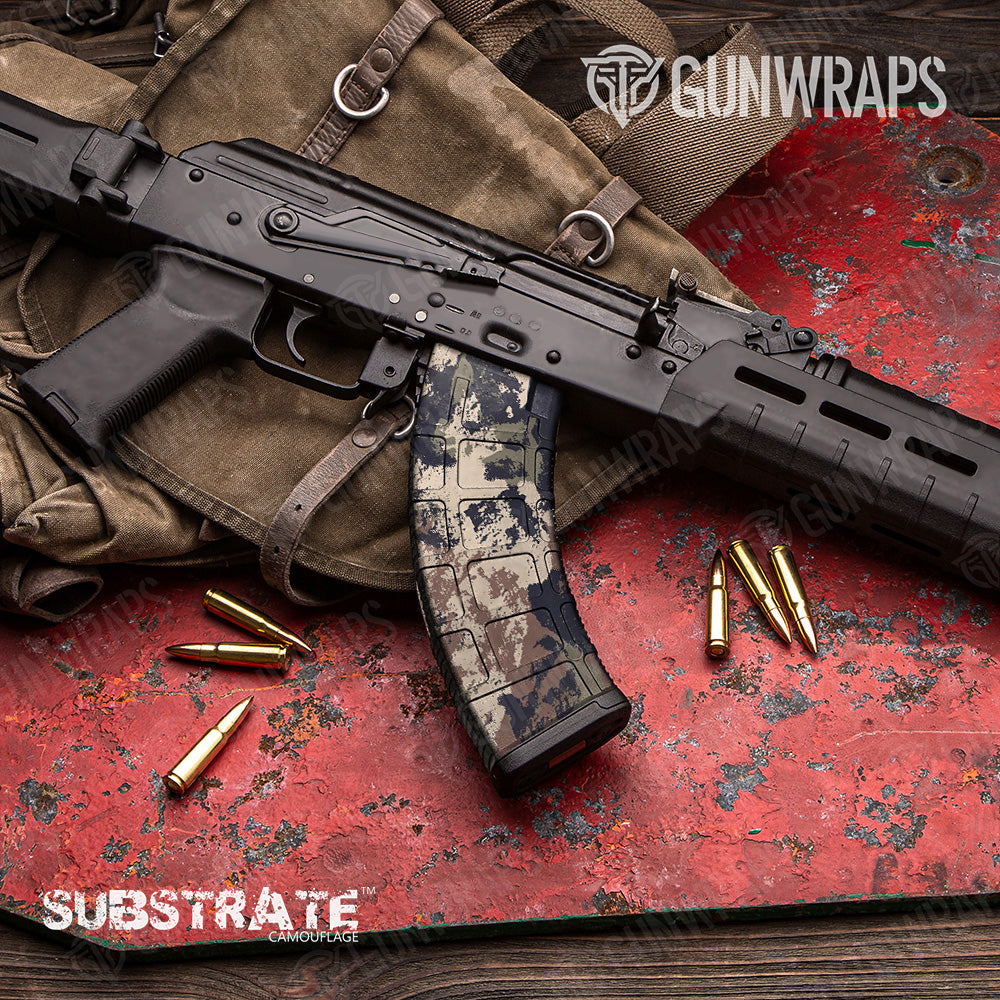 AK 47 Mag Substrate Saigon Camo Gun Skin Vinyl Wrap Film Online