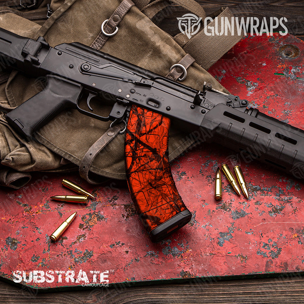 AK 47 Mag Substrate Safety Stalker Camo Gun Skin Vinyl Wrap Film Sale