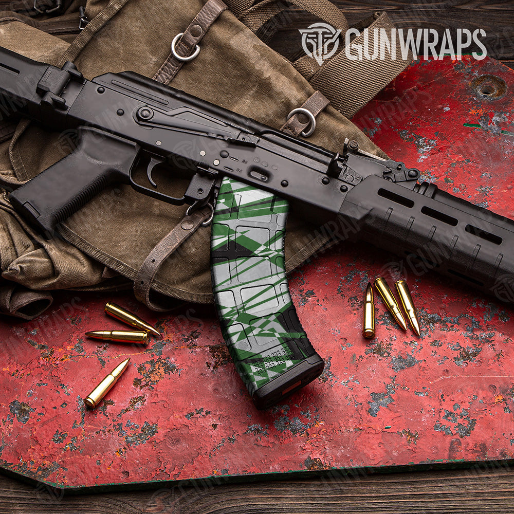 AK 47 Mag Sharp Green Tiger Camo Gun Skin Vinyl Wrap
