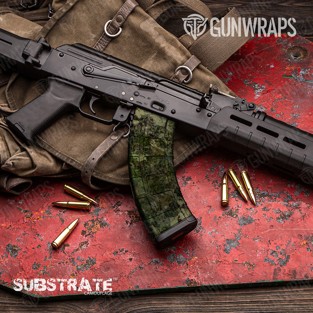 AK 47 Mag Substrate Shroud Camo Gun Skin Vinyl Wrap Film
