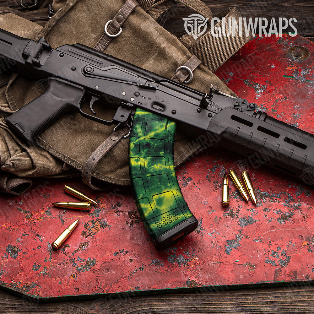 AK 47 Mag Stone Toxic Waste Marble Gun Skin Vinyl Wrap Supply