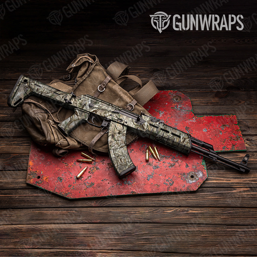 AK 47 Nature Lifeless Woods Buck Skull Camo Gun Skin Vinyl Wrap Online Hot Sale