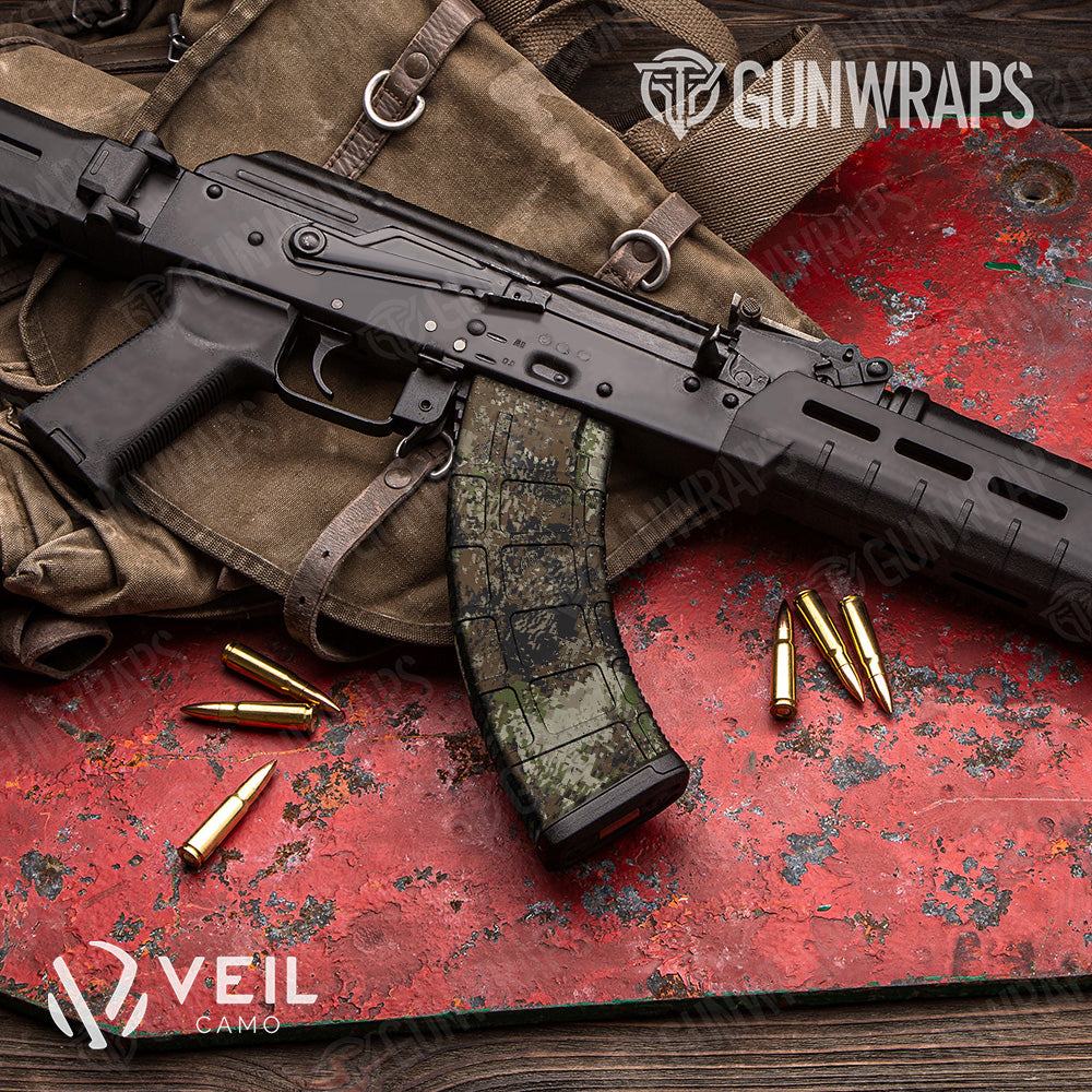 AK 47 Mag Veil Stryk Transition Flat Camo Gun Skin Vinyl Wrap