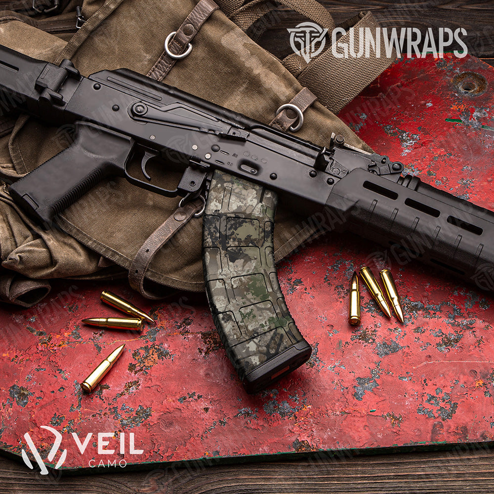 AK 47 Mag Veil Stoke Flat Camo Gun Skin Vinyl Wrap Online now