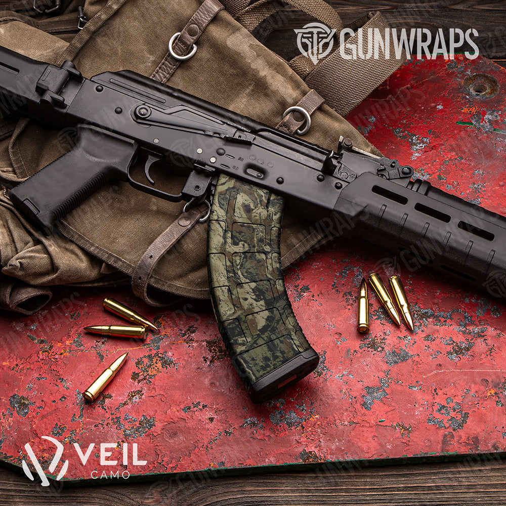 AK 47 Mag Veil Rumba Barren Camo Gun Skin Vinyl Wrap
