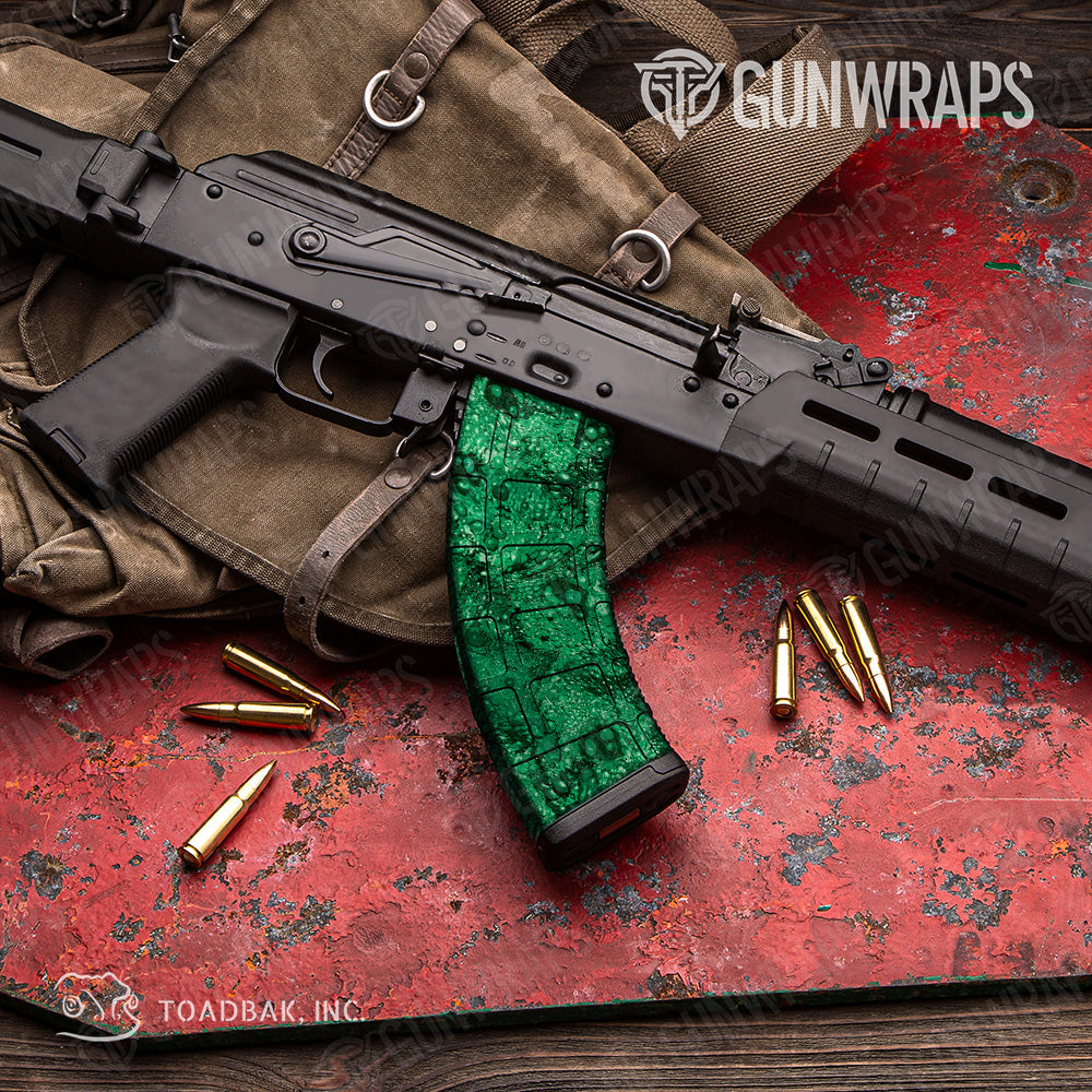 AK 47 Mag Toadaflage Green Camo Gun Skin Vinyl Wrap Fashion