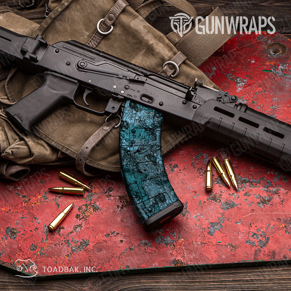 AK 47 Mag Toadaflage River Camo Gun Skin Vinyl Wrap Discount