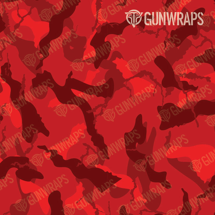 AK 47 Ragged Elite Red Camo Gun Skin Vinyl Wrap