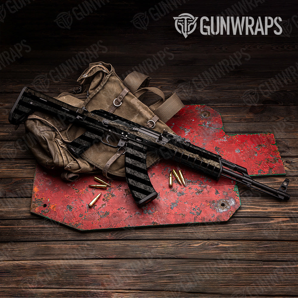 AK 47 Patriotic Desert Flag Gun Skin Vinyl Wrap