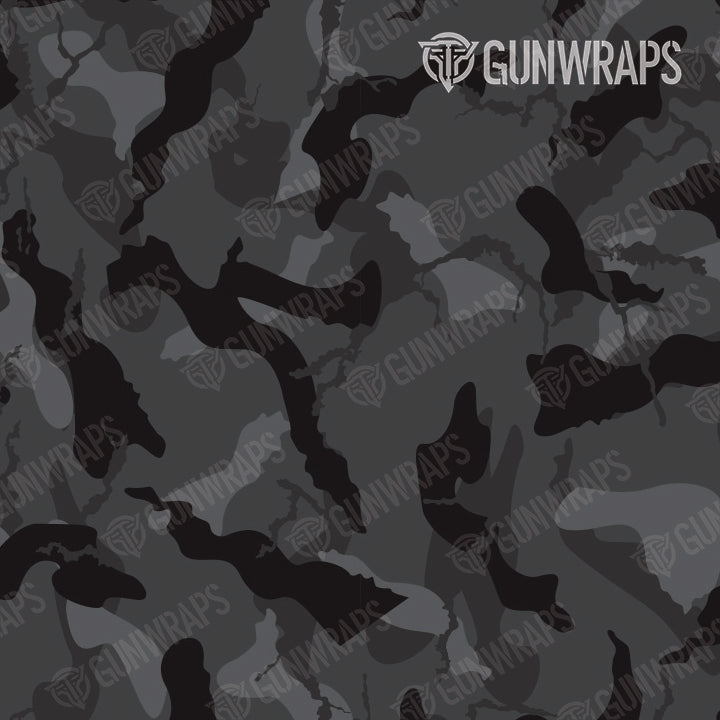 AK 47 Ragged Elite Black Camo Gun Skin Vinyl Wrap