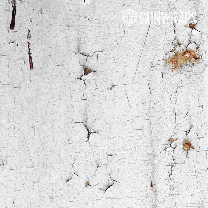 AK 47 Rust 3D White Gun Skin Vinyl Wrap