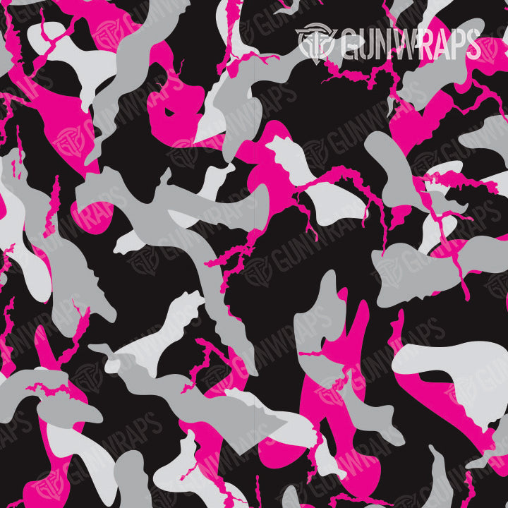 AK 47 Ragged Magenta Tiger Camo Gun Skin Vinyl Wrap