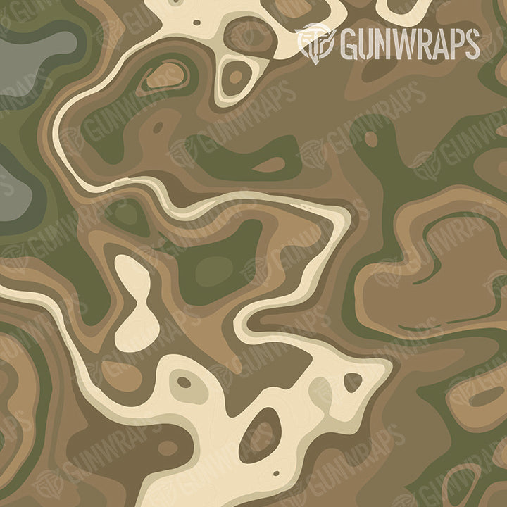 AK 47 RELV X3 Moab Camo Gun Skin Vinyl Wrap Film