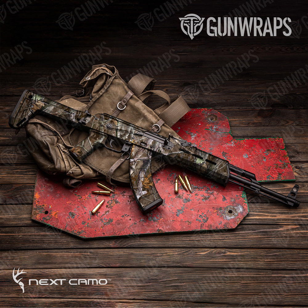 AK 47 Next Wyld Camo Gun Skin Vinyl Wrap Film