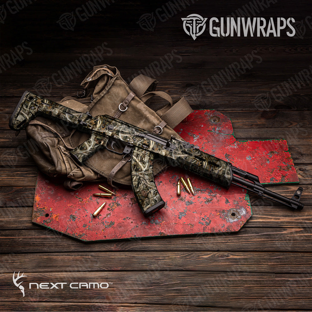 AK 47 Next Bonz Camo Gun Skin Vinyl Wrap Film Online Sale