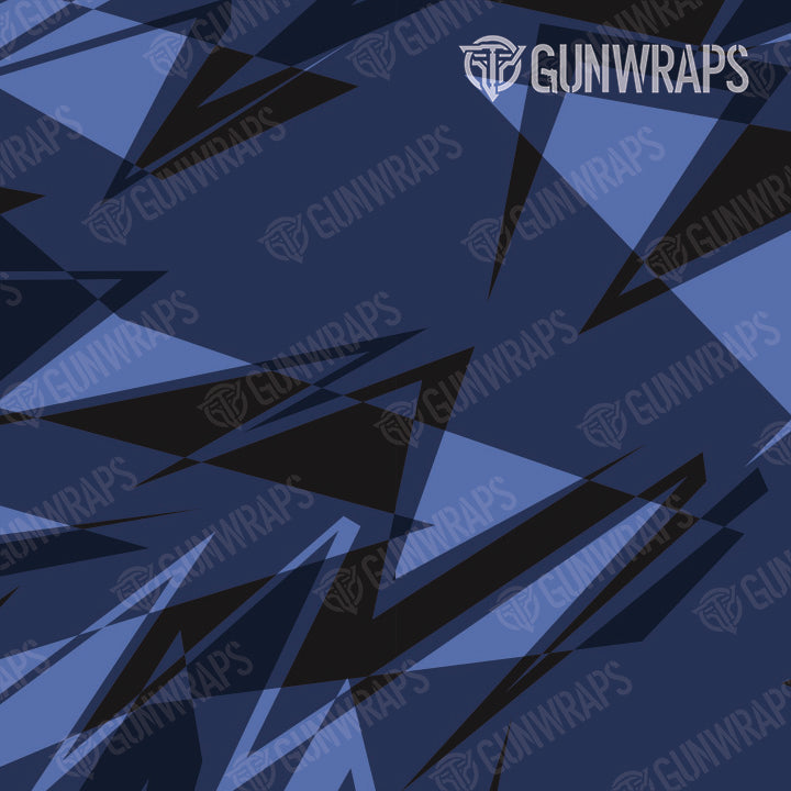 AK 47 Sharp Blue Midnight Camo Gun Skin Vinyl Wrap