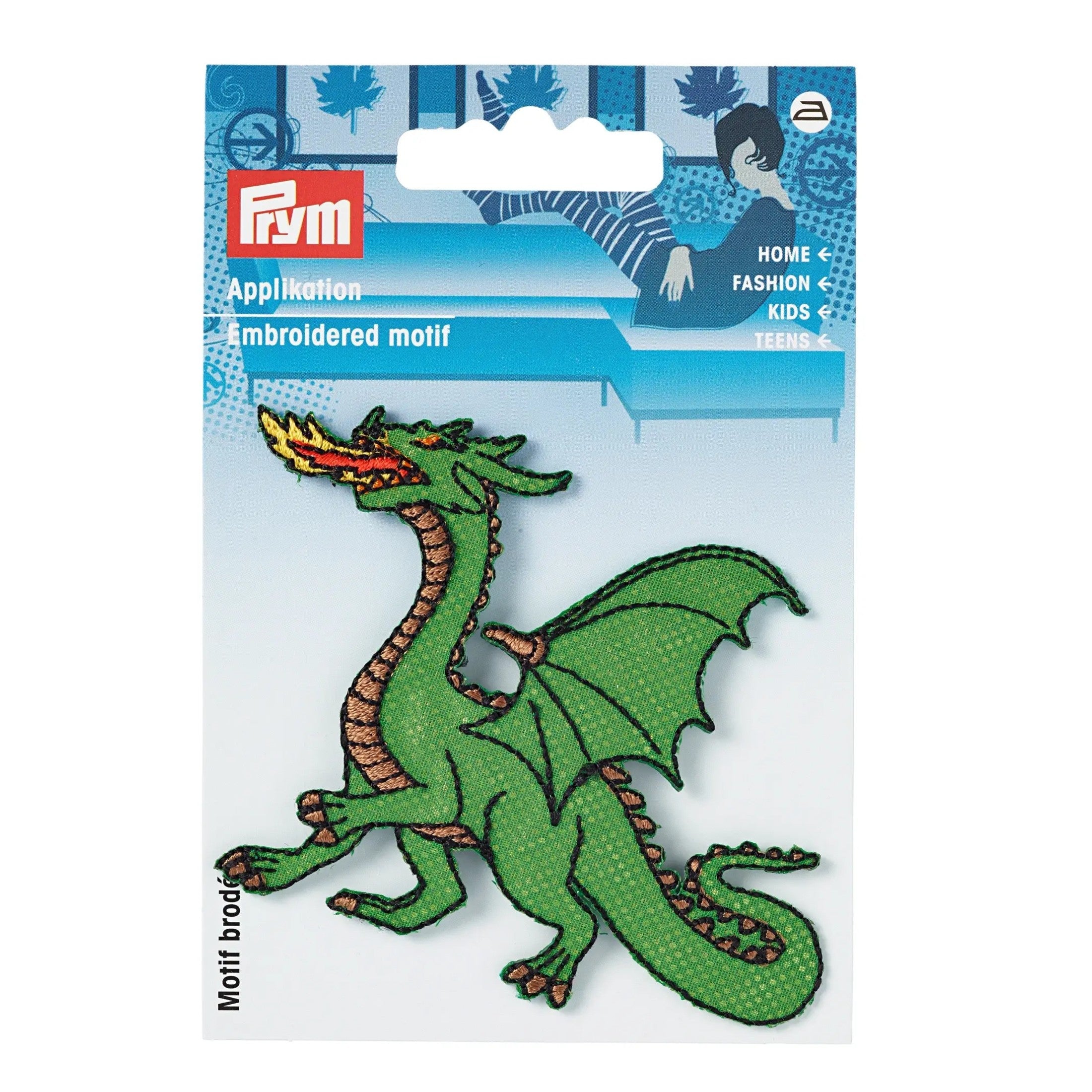 Applique, Dragon, 1 pc