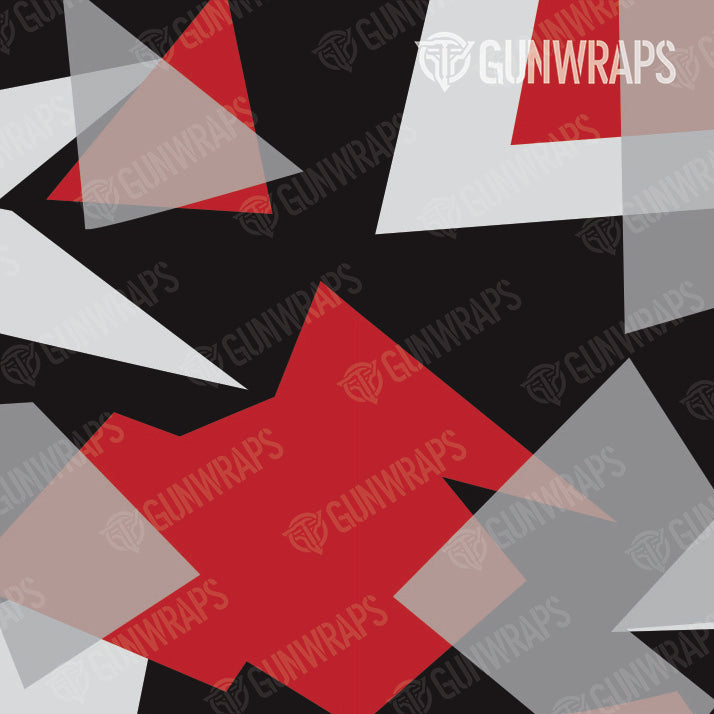 AK 47 Shattered Red Tiger Camo Gun Skin Vinyl Wrap