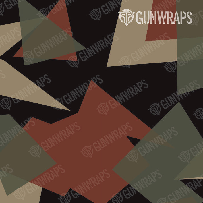 AK 47 Shattered Militant Copper Camo Gun Skin Vinyl Wrap