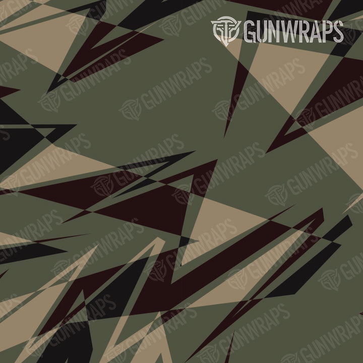 AK 47 Sharp Militant Blood Camo Gun Skin Vinyl Wrap