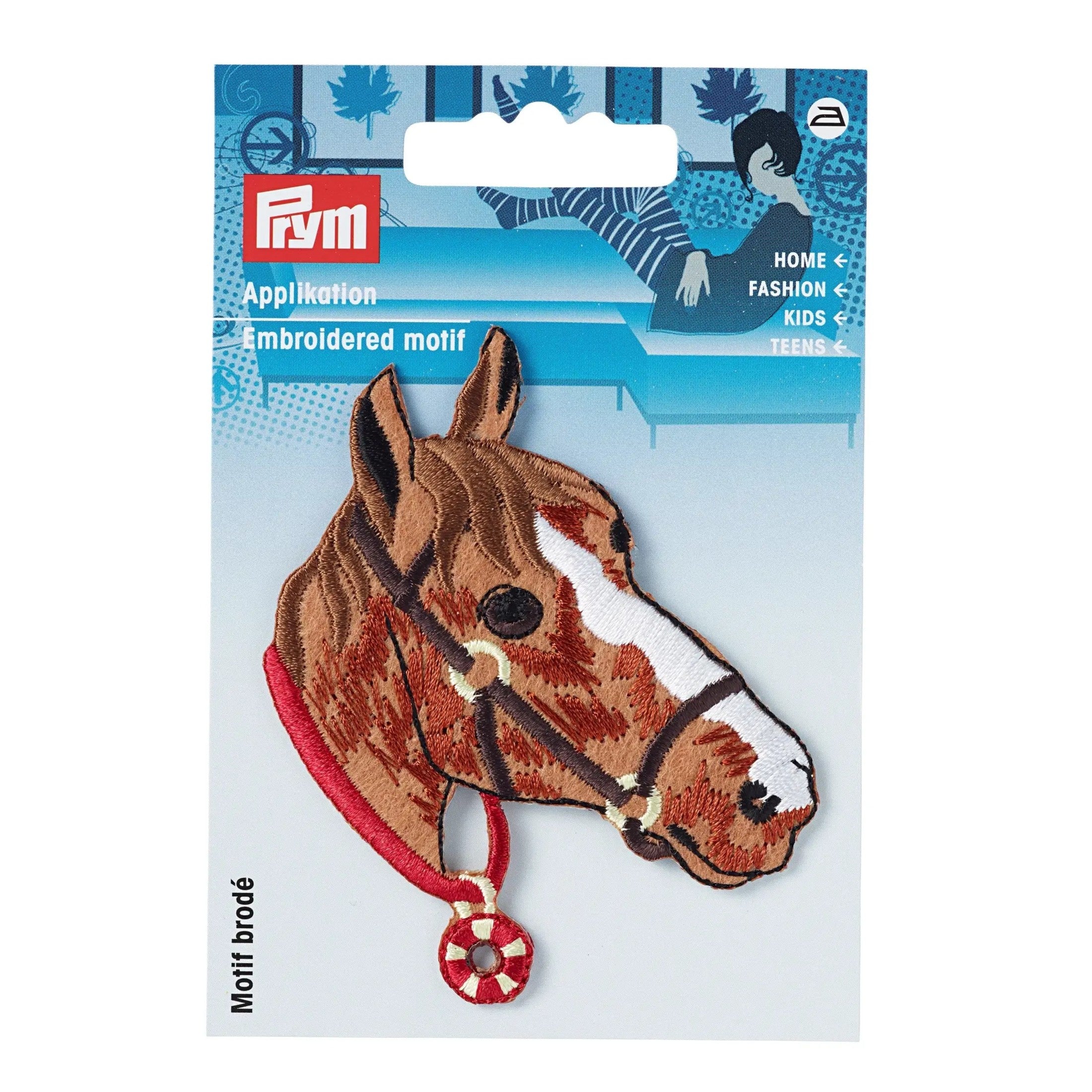 Applique, Horse Head, 1 pc