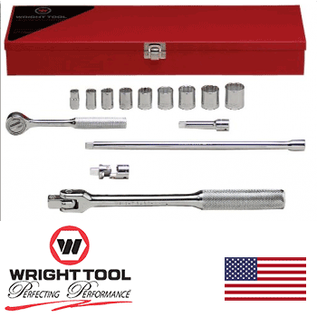 3/8″ Drive 14 Piece 12 Point Standard Socket Set (334WR) Discount