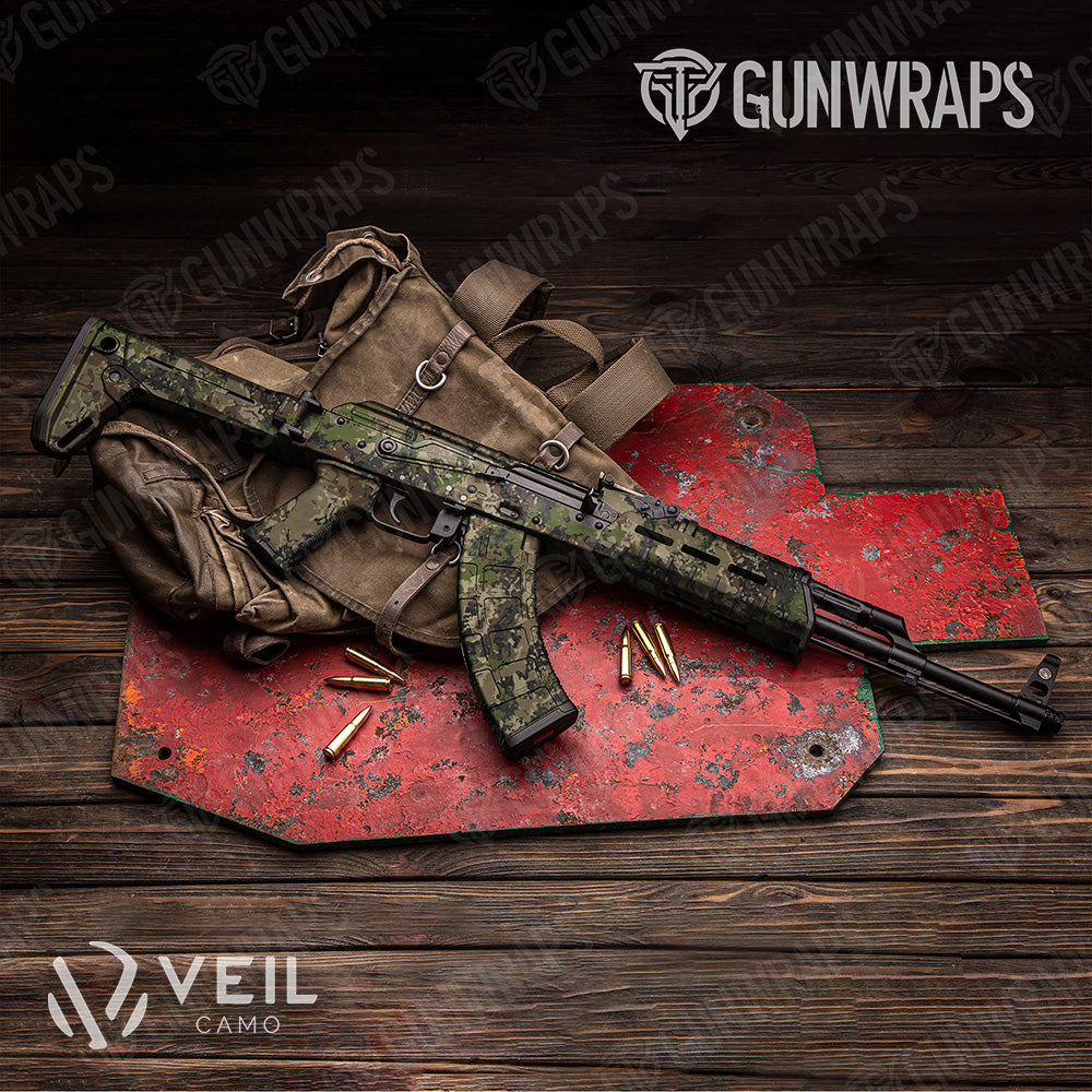 AK 47 Veil Summit Camo Gun Skin Vinyl Wrap Online Hot Sale