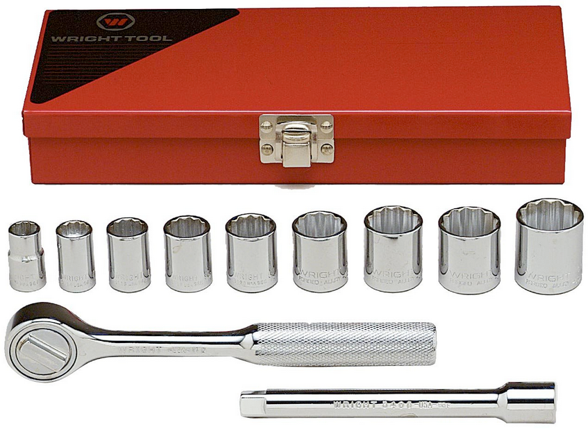 3/8″ Drive 11 Piece 12 Point Standard Socket Set (328WR)