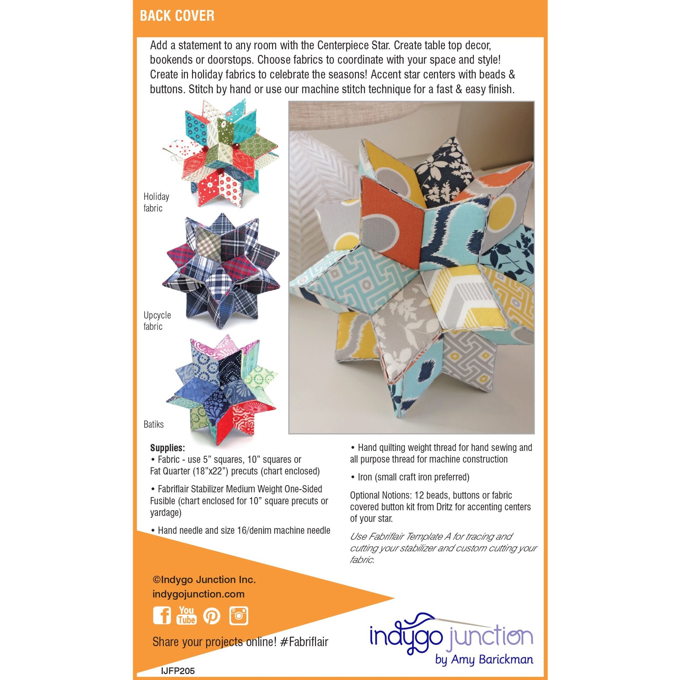 Centerpiece Stars Fabriflair Pattern