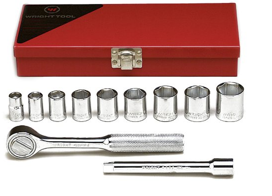 3/8″ Drive 11 Piece 6 Point Standard Socket Set (327WR)