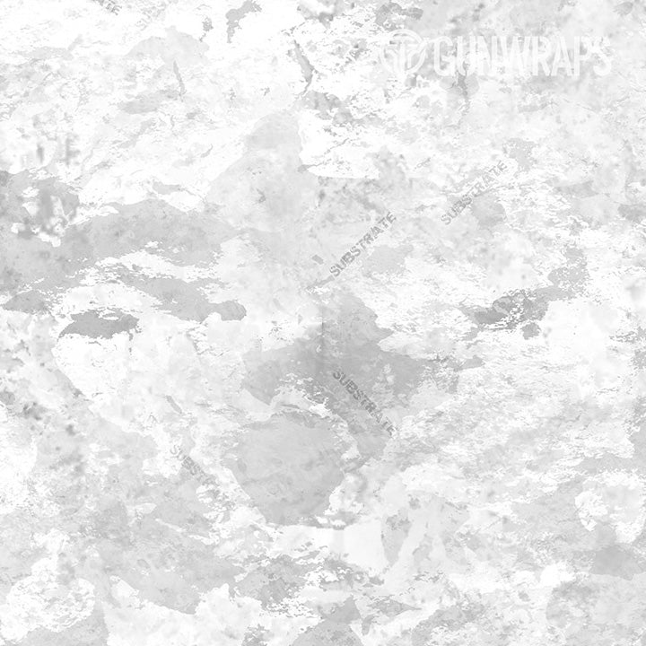 AK 47 Substrate Snowstorm Camo Gun Skin Vinyl Wrap Film