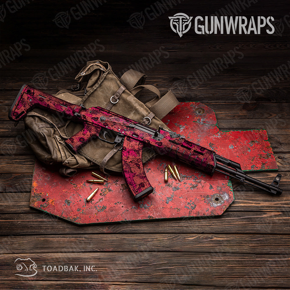 AK 47 Toadaflage Watermelon Camo Gun Skin Vinyl Wrap Online Sale