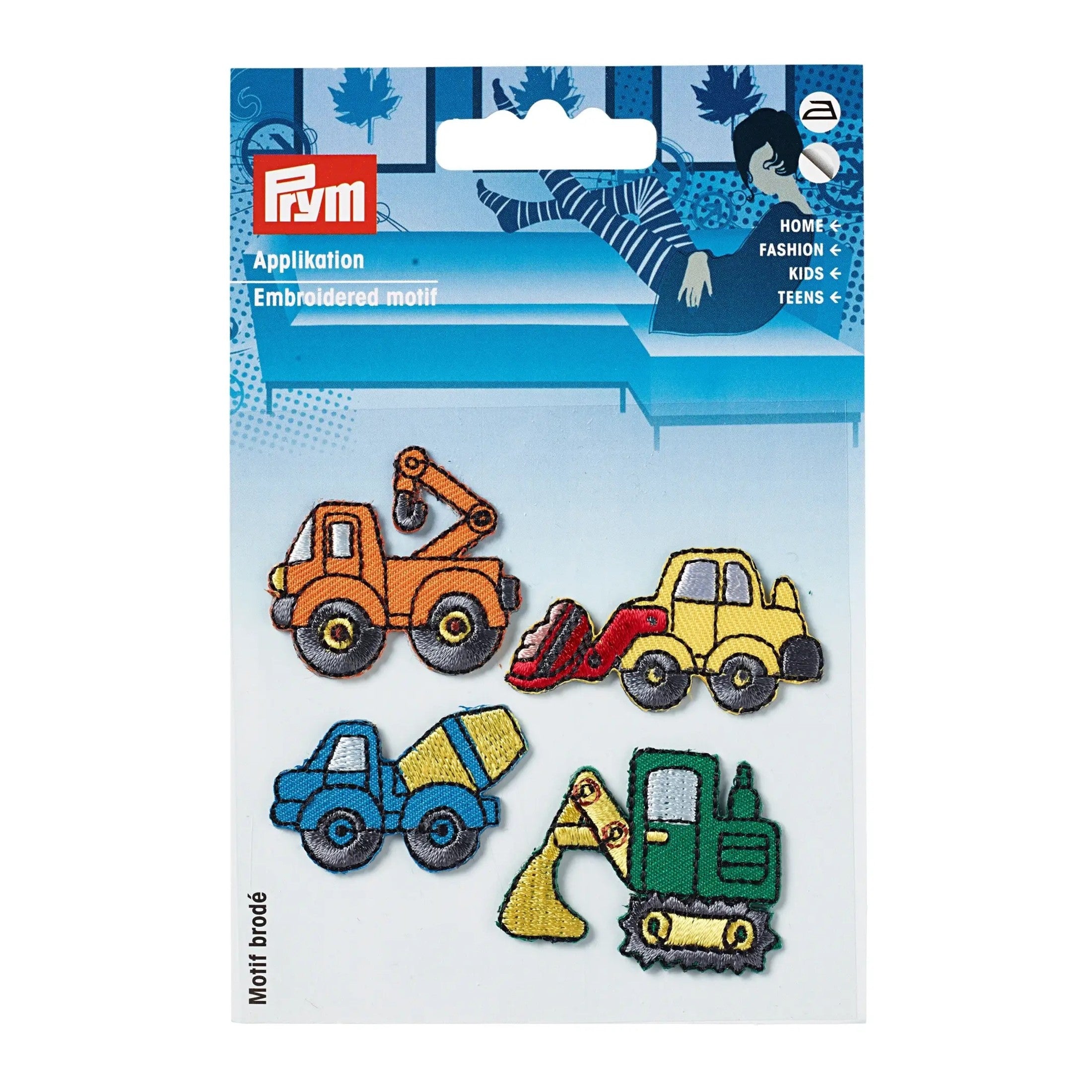 Applique, Trucks & Tractors, 4 pc