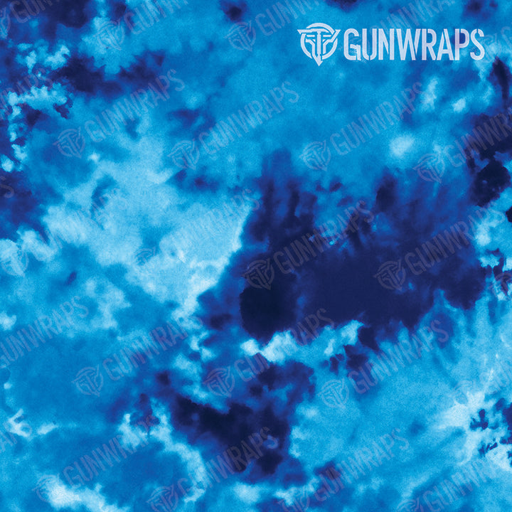 AK 47 Tie Dye Ocean Breeze Gun Skin Vinyl Wrap