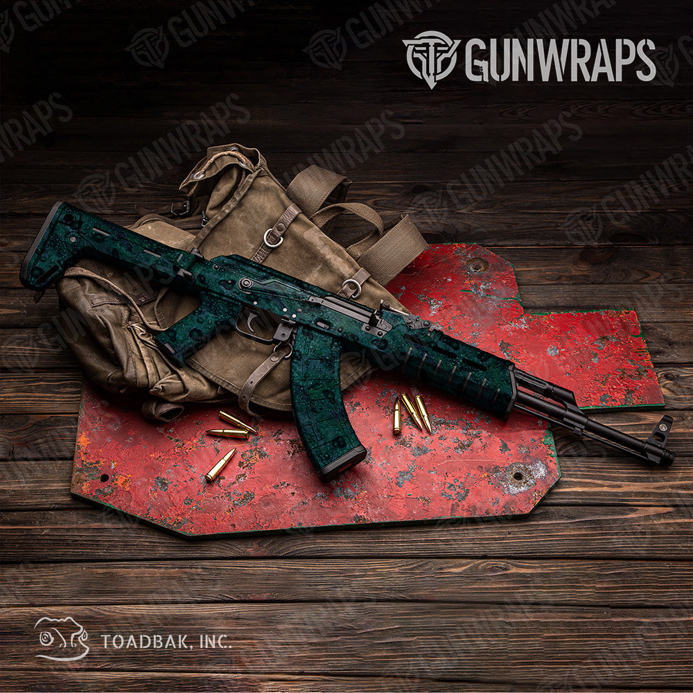AK 47 Toadaflage Swamp Monster Camo Gun Skin Vinyl Wrap on Sale