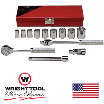 3/8″ Drive 13 Piece 12 Point Standard Socket Set (330WR)