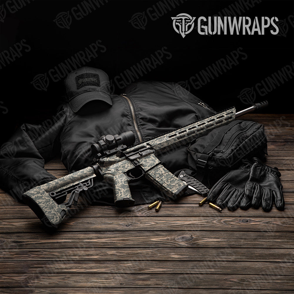 AR 15 Classic Army Camo Gun Skin Vinyl Wrap Discount