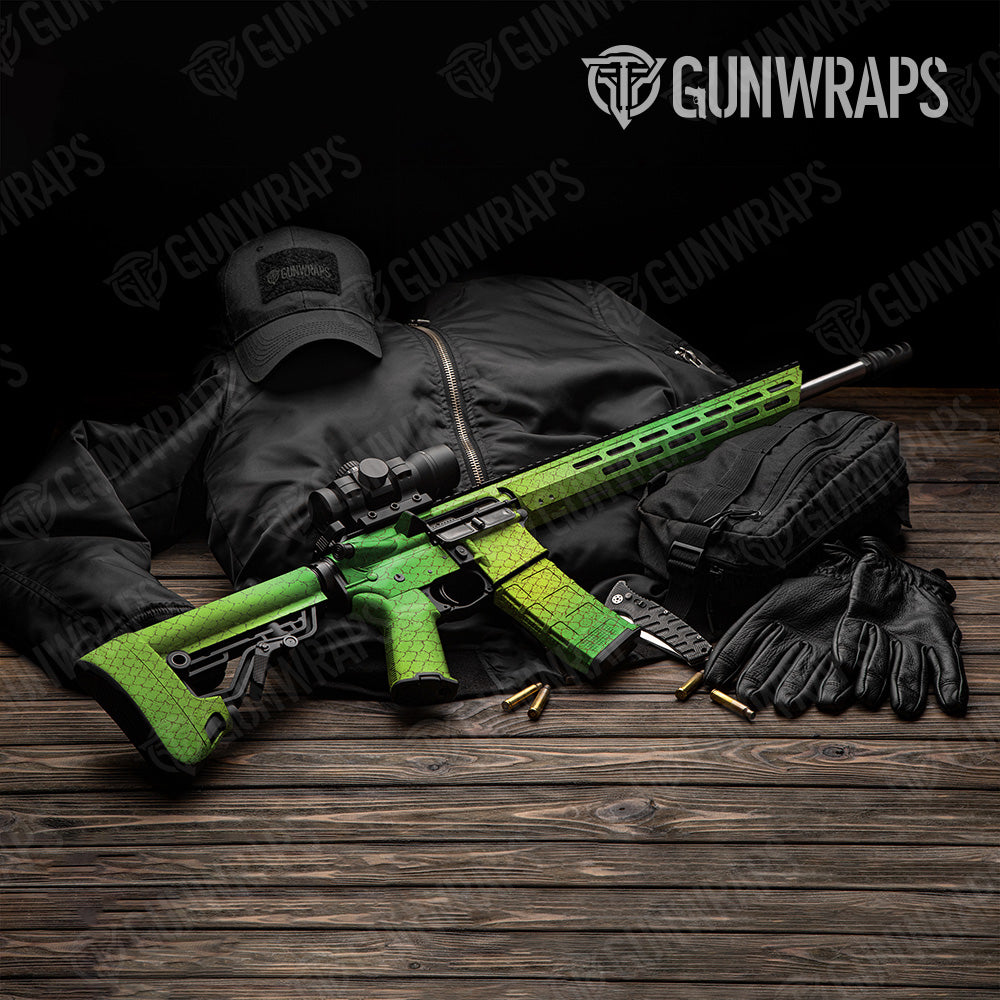AR 15 Animal Print Anole Gun Skin Vinyl Wrap