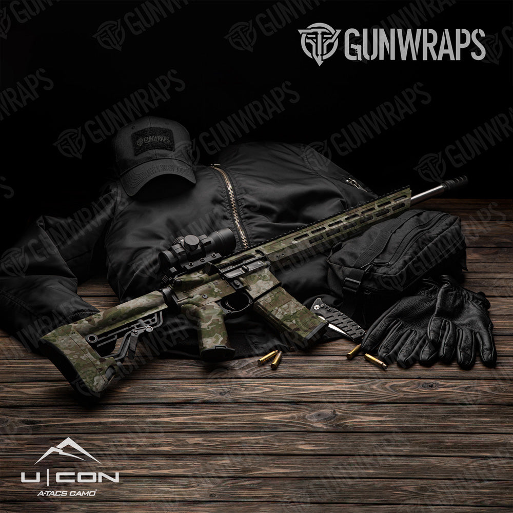 AR 15 A-TACS U|CON Original Camo Gun Skin Vinyl Wrap Film on Sale