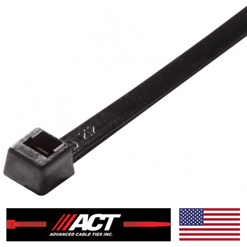 5″ cable ties, 40 lb tensile rating, 100 per pack (5BUSA)