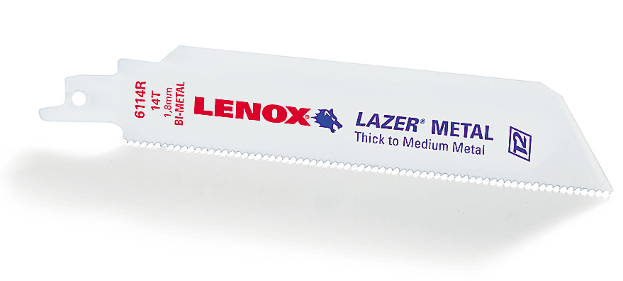 6″ 10TPI Lenox Lazer Thick Metal T2 Reciprocating Saw Blade (5pk) (201706110R) Online Sale