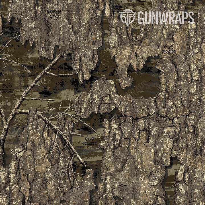 AR 15 Mag & Mag Well Realtree Timber Camo Gun Skin Vinyl Wrap