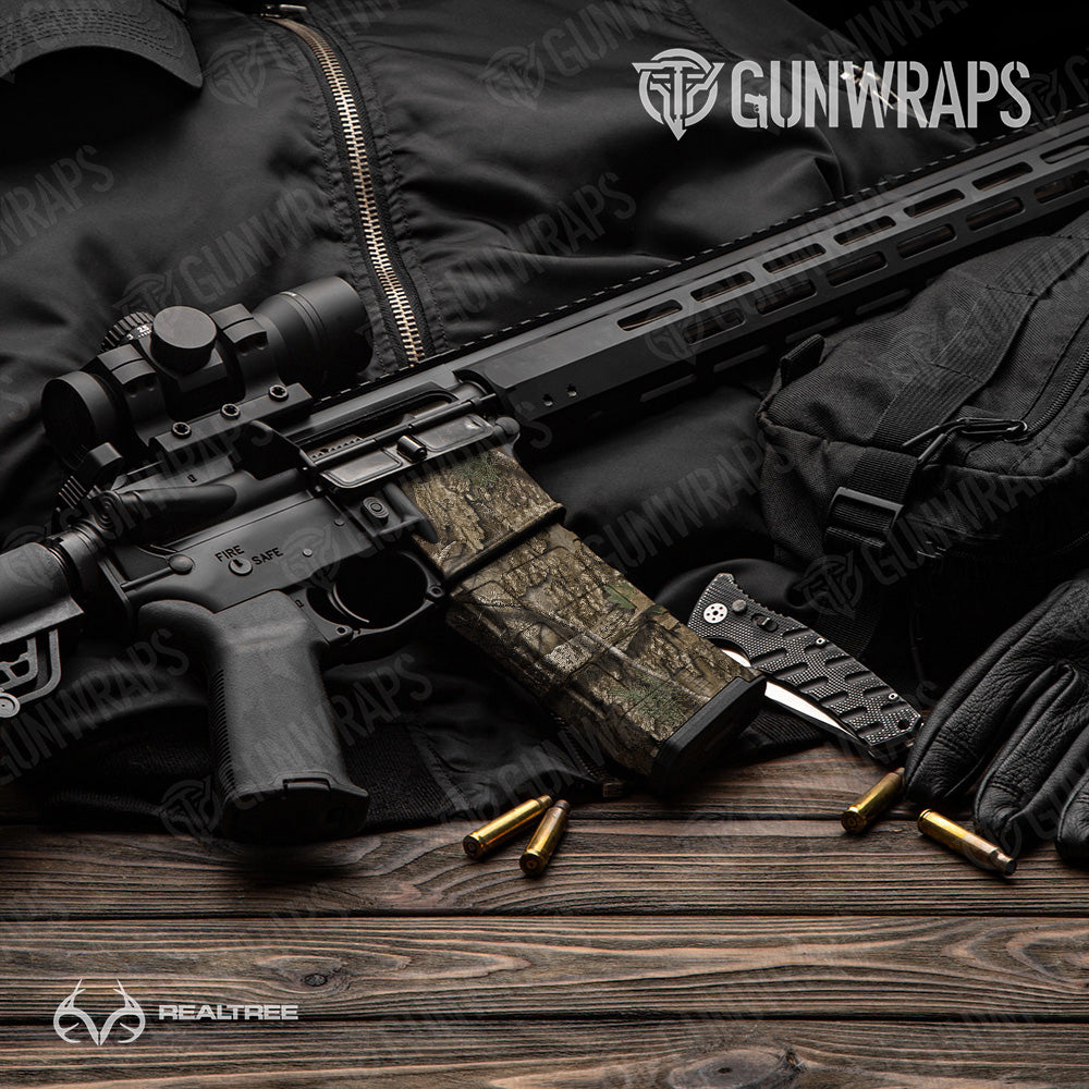 AR 15 Mag & Mag Well Realtree APX Camo Gun Skin Vinyl Wrap Hot on Sale