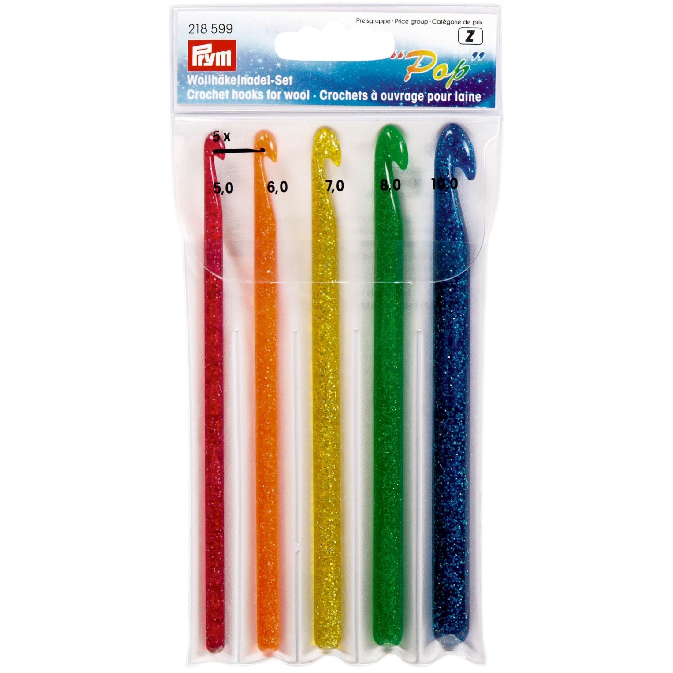 Pop Crochet Hook Set, 5-10mm