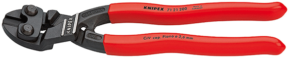 8″ Knipex CoBolt Angled Bolt Cutter (7121200)