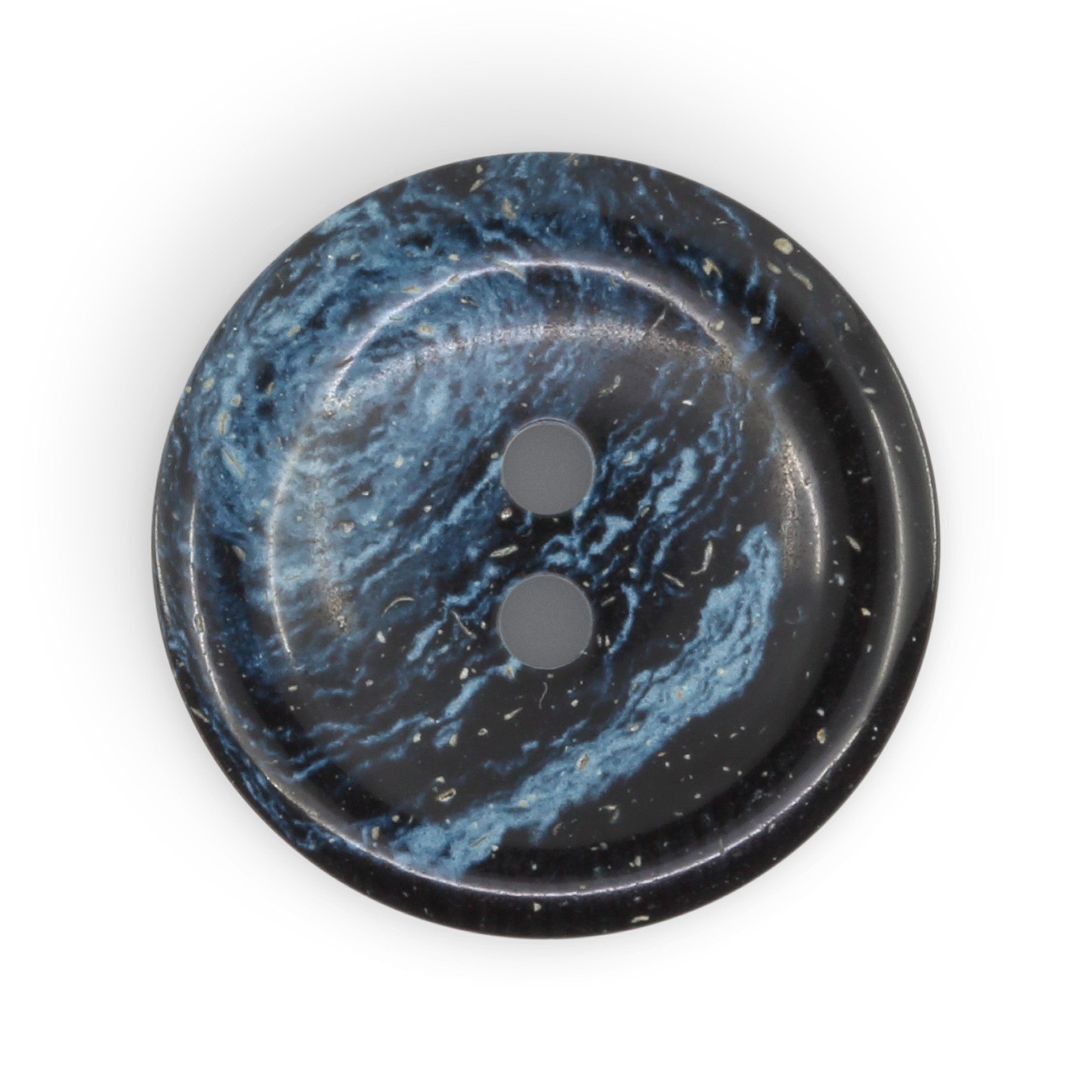 Recycled Hemp Round Button, 20mm, 3 pc