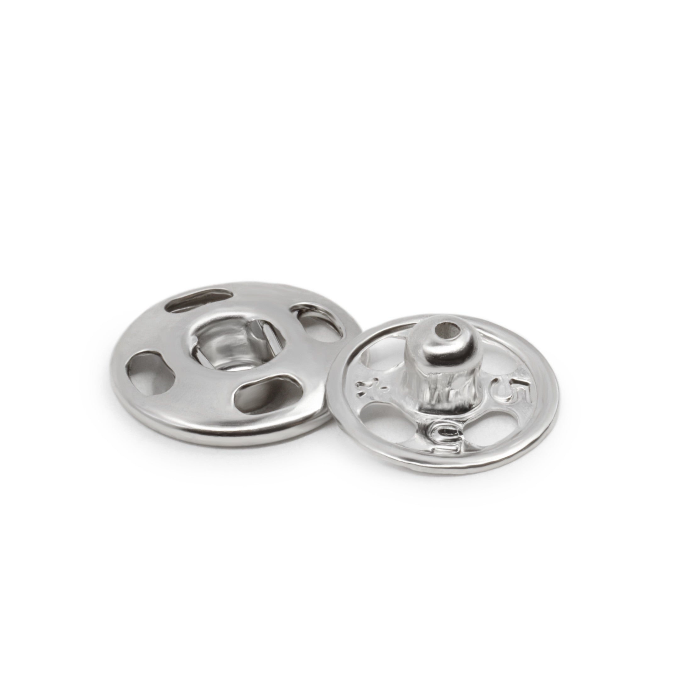 Sew-On Snaps, 72 Sets, Size 1, Nickel Discount